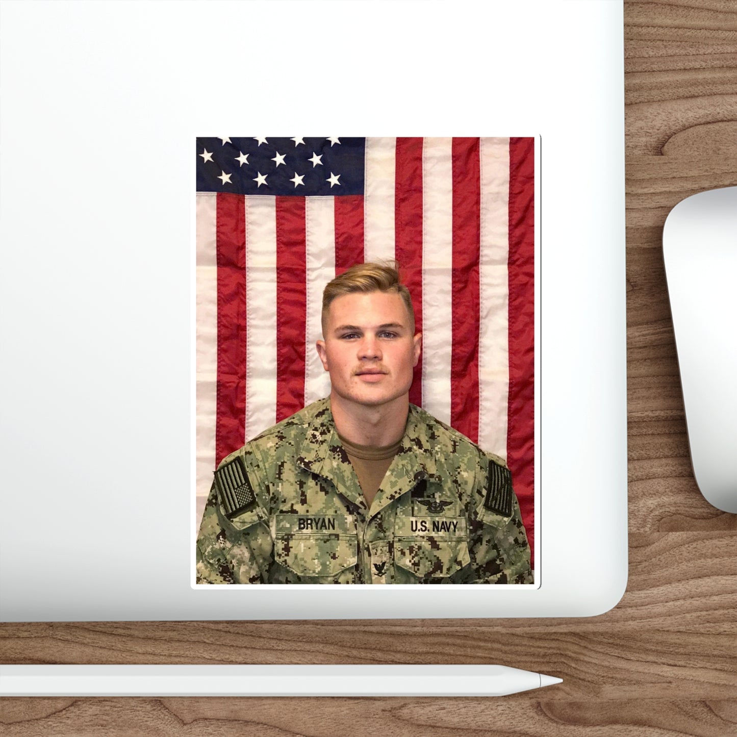 Zach Bryan Flag Decal, Zach Bryan Uniform Sticker,  Zach Bryan Military Merch, Zach Bryan Gift Idea, Zach Bryan Navy