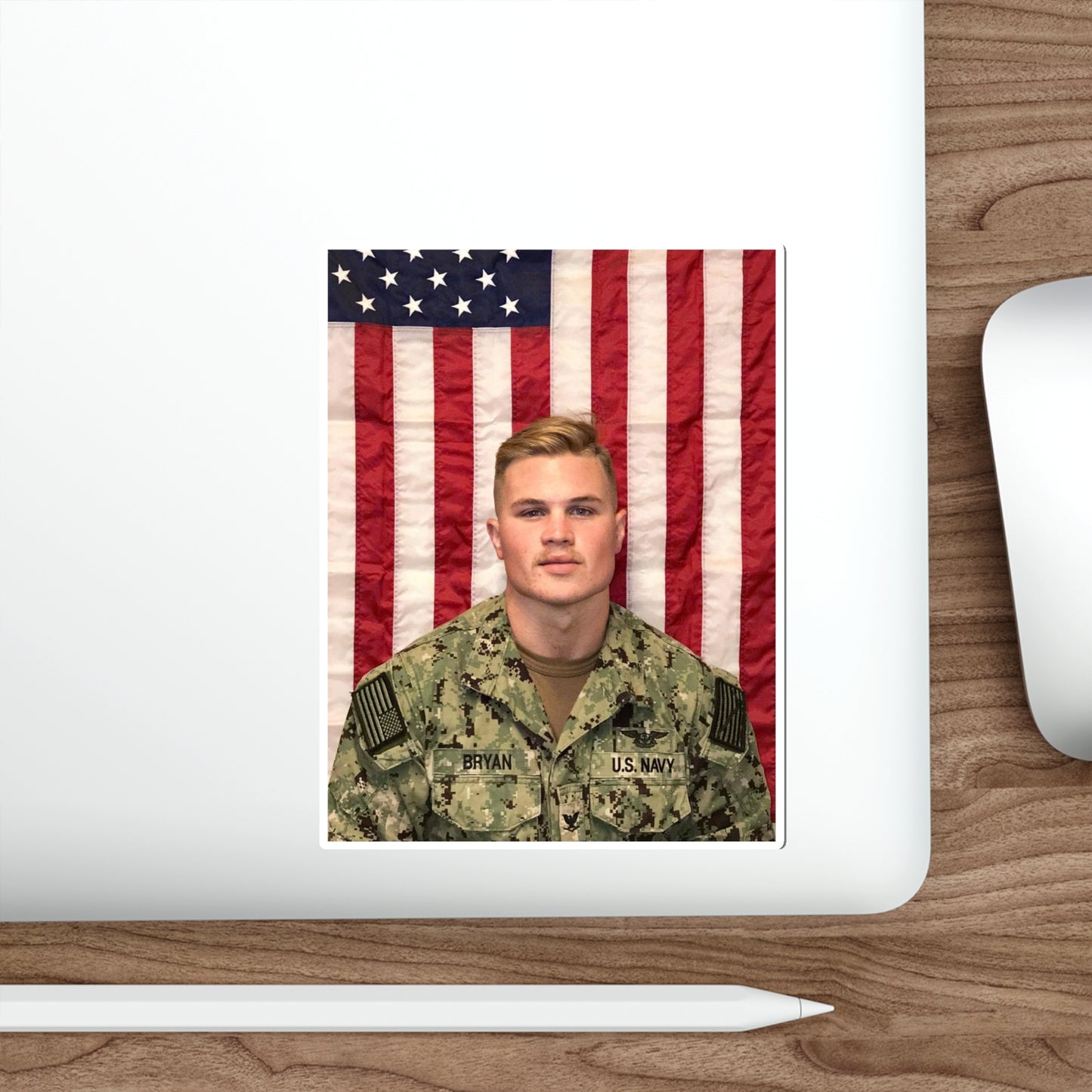 Zach Bryan Flag Decal, Zach Bryan Uniform Sticker,  Zach Bryan Military Merch, Zach Bryan Gift Idea, Zach Bryan Navy