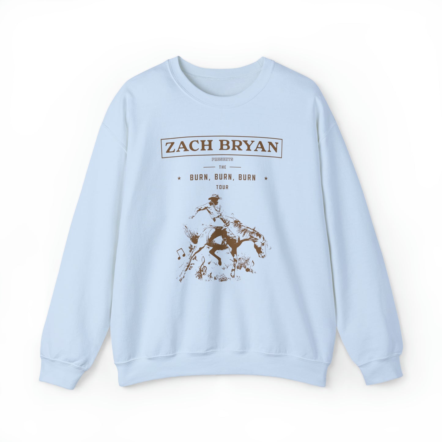 Zach Bryan Burn Burn Burn Crewneck, Zach Bryan Sweatshirt, Zach Bryan Shirt, Zach Bryan Burn merch, Zach Bryan gift idea