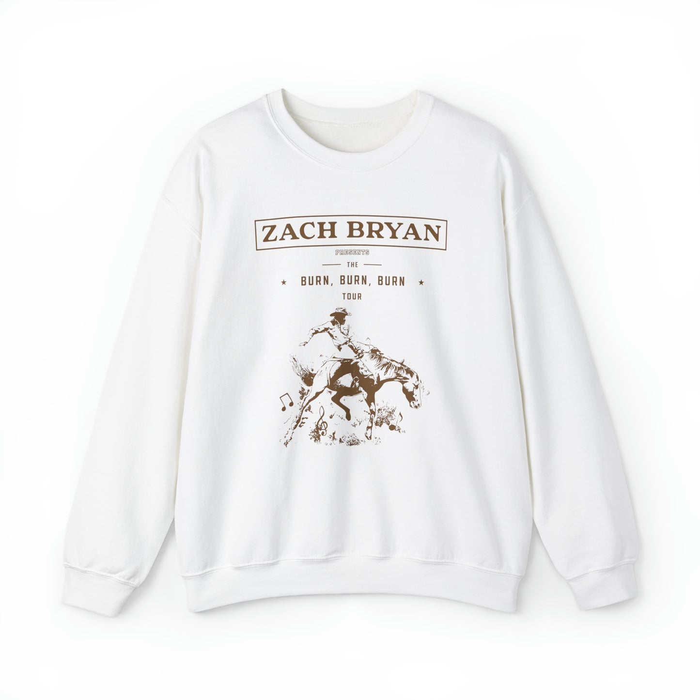 Zach Bryan Burn Burn Burn Crewneck, Zach Bryan Sweatshirt, Zach Bryan Shirt, Zach Bryan Burn merch, Zach Bryan gift idea