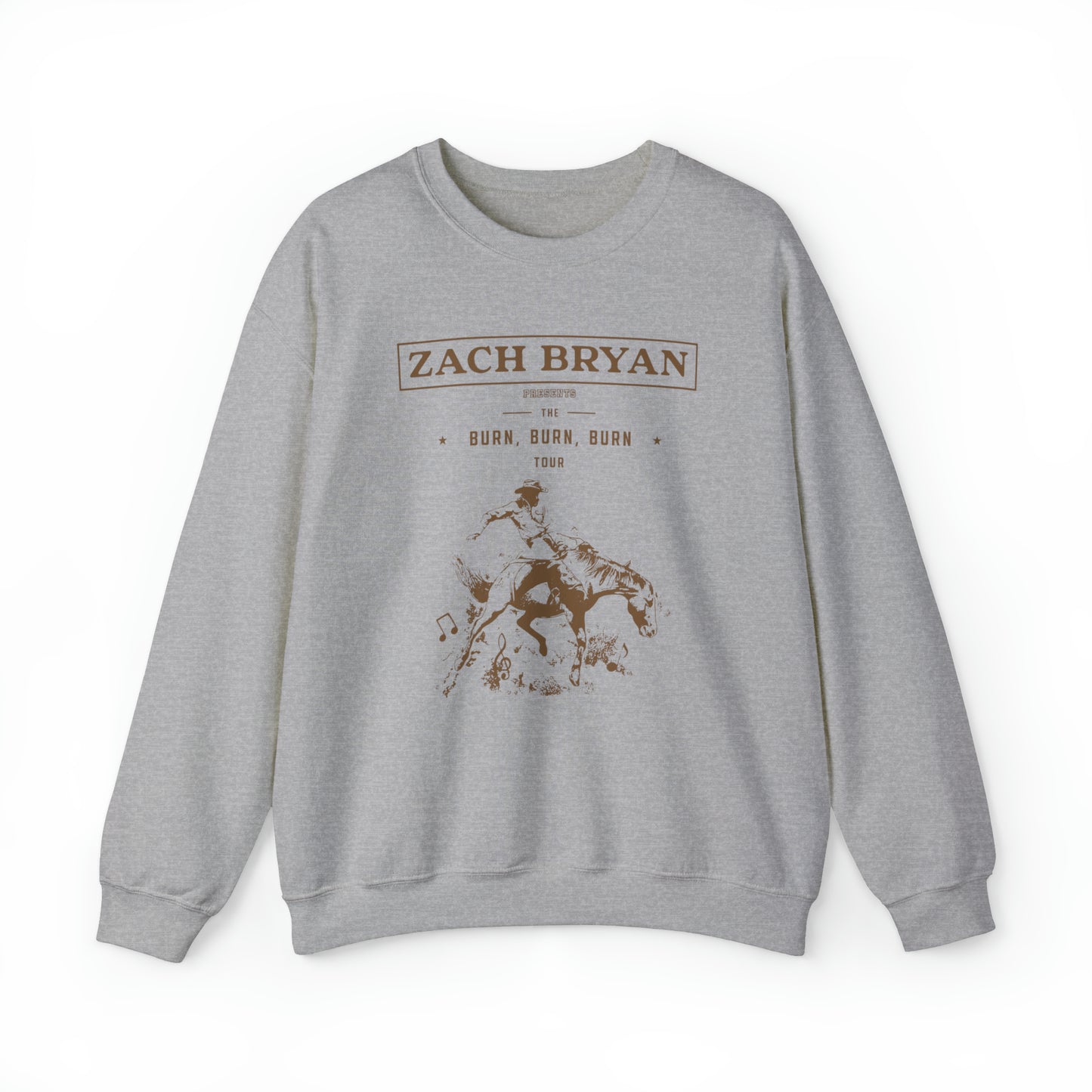 Zach Bryan Burn Burn Burn Crewneck, Zach Bryan Sweatshirt, Zach Bryan Shirt, Zach Bryan Burn merch, Zach Bryan gift idea