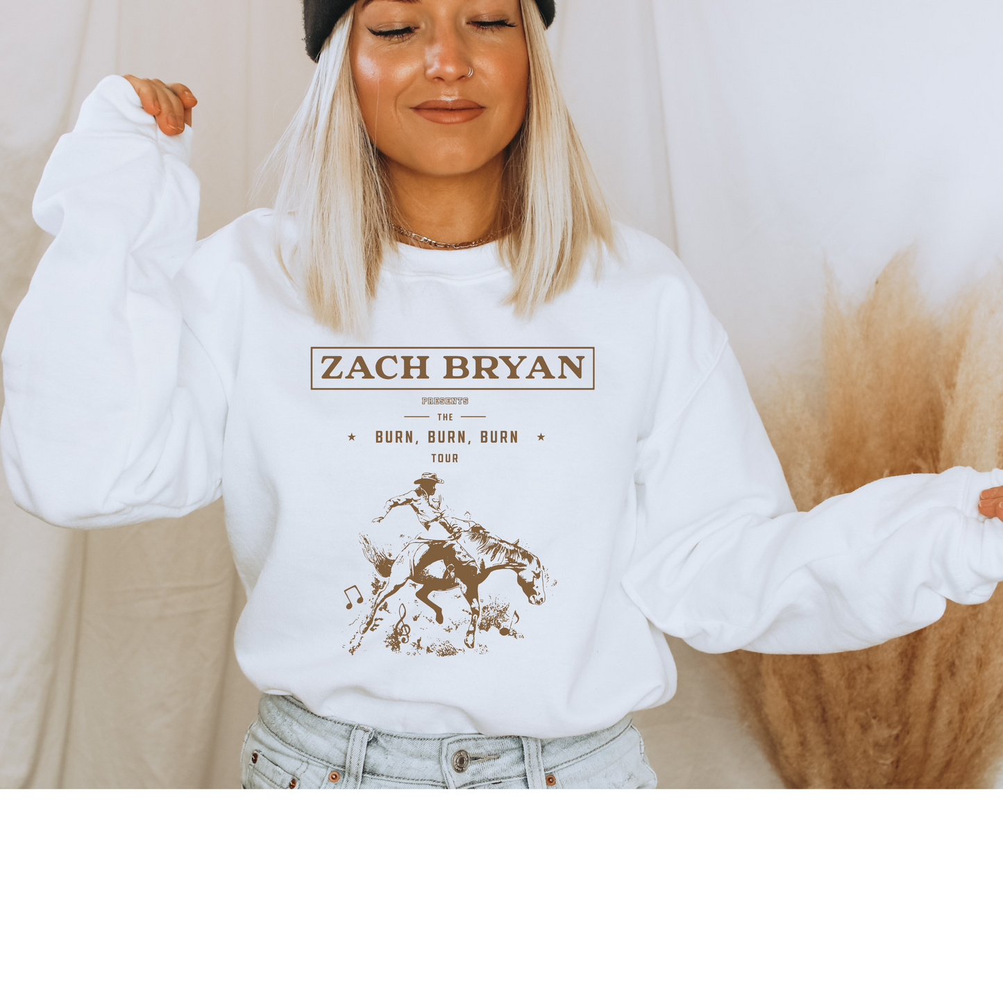 Zach Bryan Burn Burn Burn Crewneck, Zach Bryan Sweatshirt, Zach Bryan Shirt, Zach Bryan Burn merch, Zach Bryan gift idea