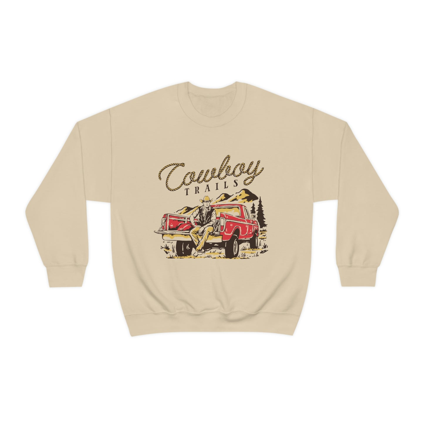 Vintage Graphic Cowboy Sweatshirt | Western Retro Shirt