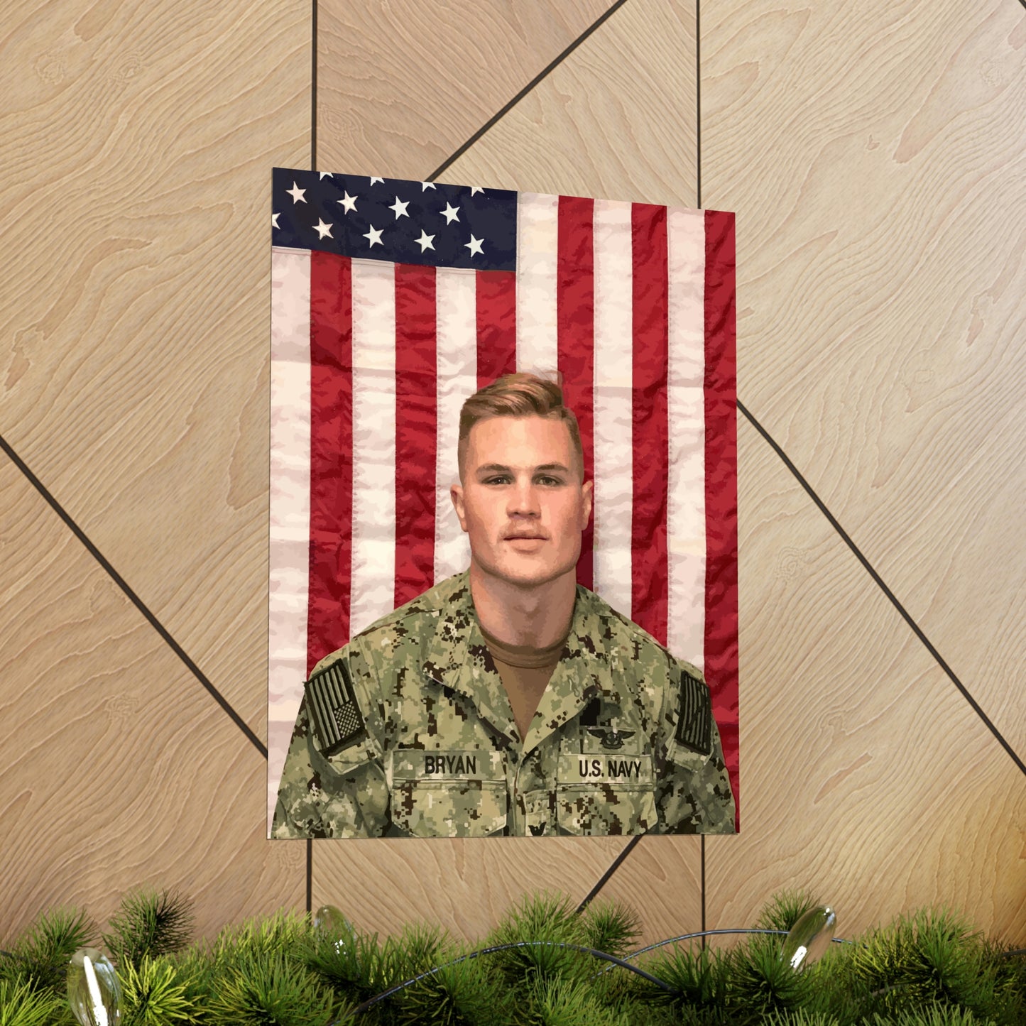 Zach Bryan Poster, Zach Bryan Print, Zach Bryan Merch, Mens Gift Idea, Military Uniform, Zach Bryan Flag Wall Art, American Heartbreak Decor