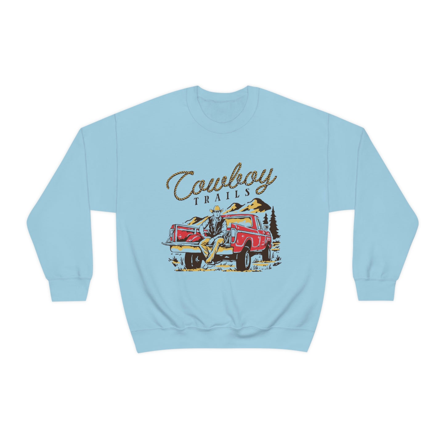 Vintage Graphic Cowboy Sweatshirt | Western Retro Shirt