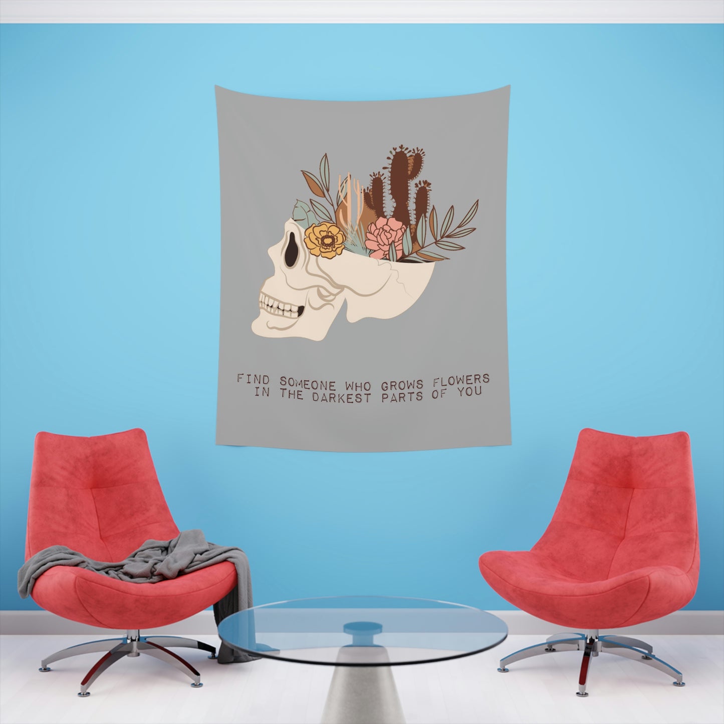 Zach Bryan Sun to Me Tapestry, Find Someone Who Grows Flowers In the Darkest Parts of You, Zach Bryan Gift Idea