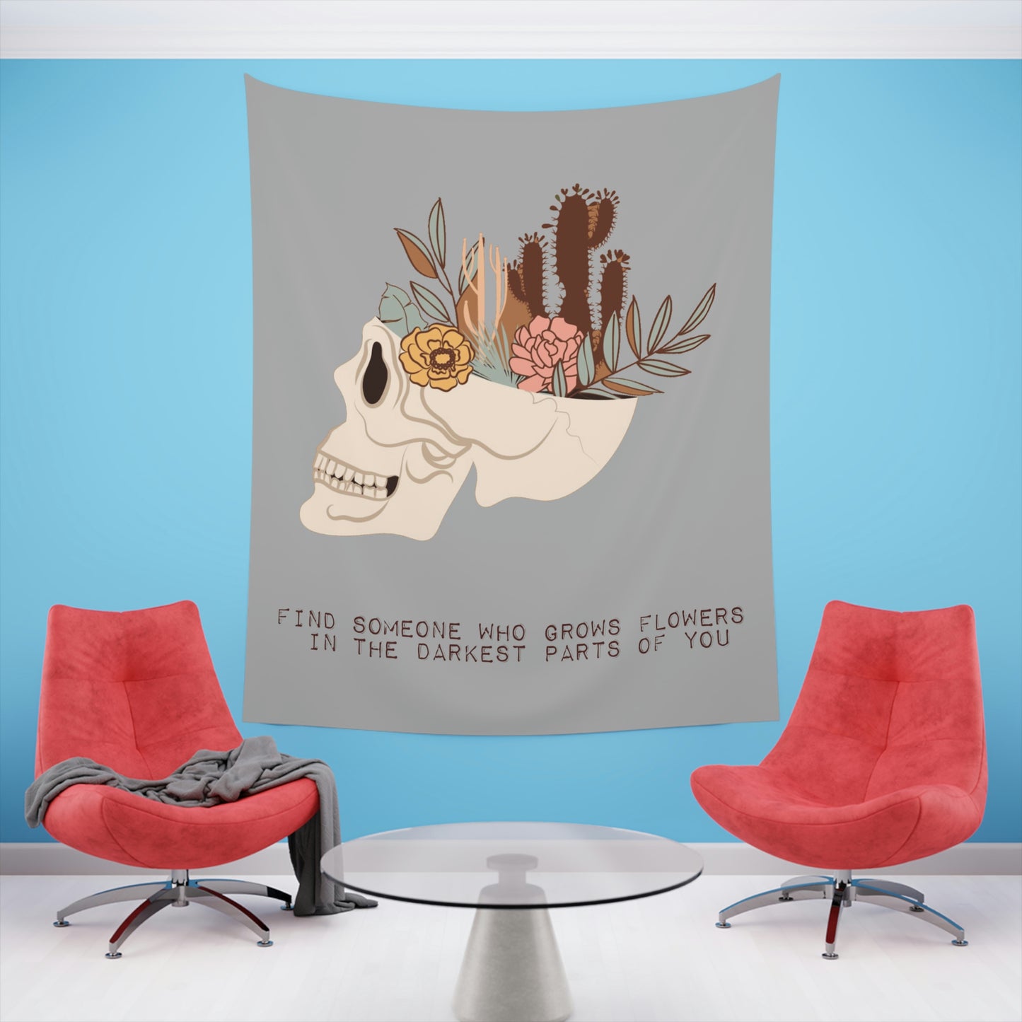 Zach Bryan Sun to Me Tapestry, Find Someone Who Grows Flowers In the Darkest Parts of You, Zach Bryan Gift Idea