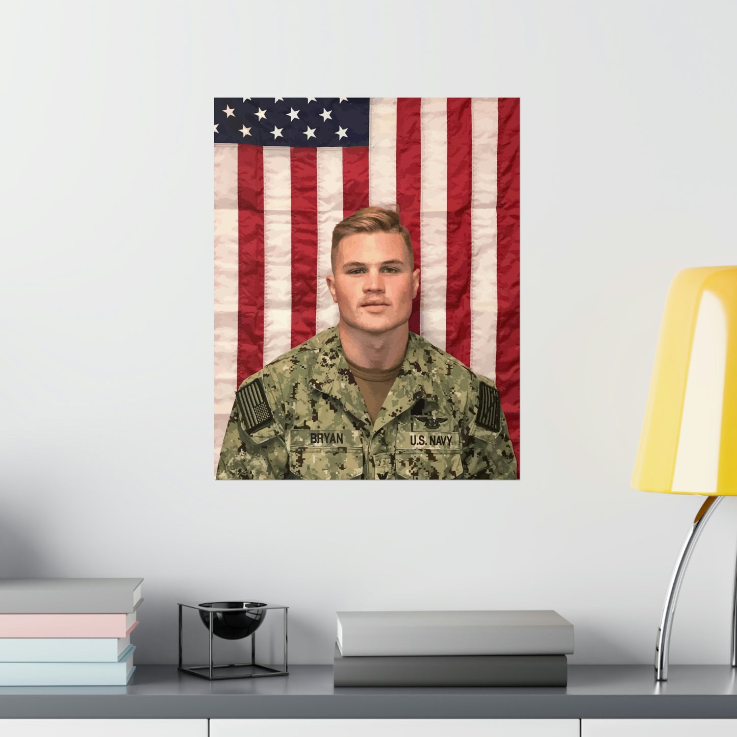 Zach Bryan Poster, Zach Bryan Print, Zach Bryan Merch, Mens Gift Idea, Military Uniform, Zach Bryan Flag Wall Art, American Heartbreak Decor