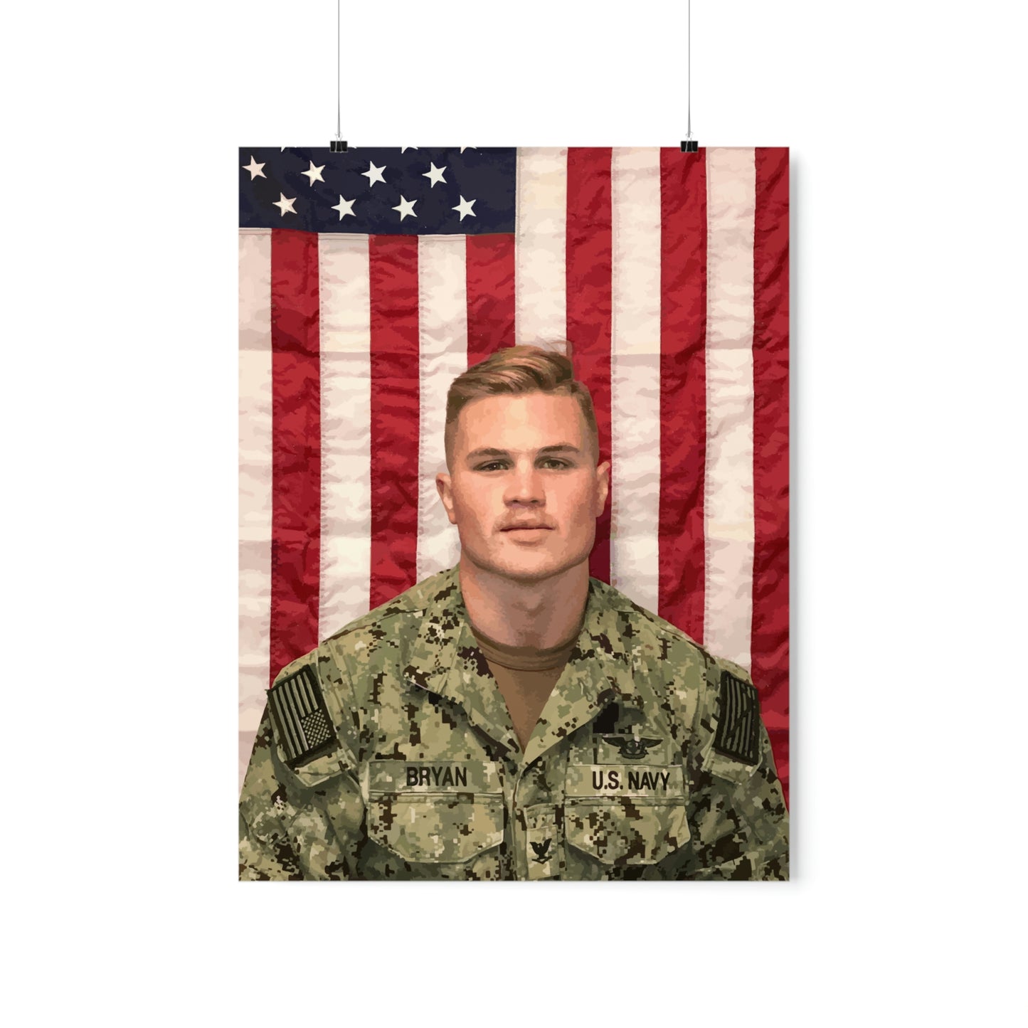 Zach Bryan Poster, Zach Bryan Print, Zach Bryan Merch, Mens Gift Idea, Military Uniform, Zach Bryan Flag Wall Art, American Heartbreak Decor