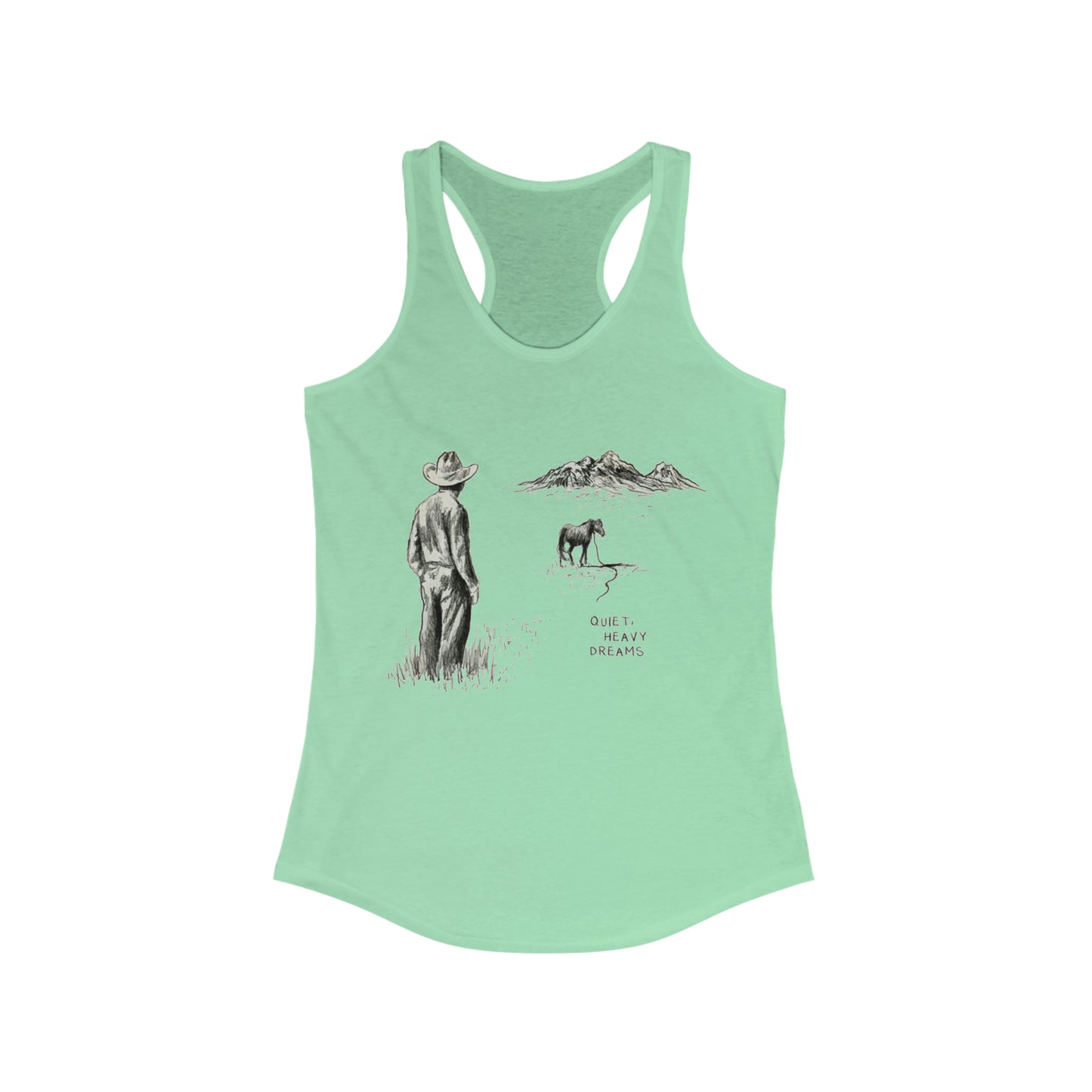 Zach Bryan Tank,Quiet Heavy Dreams Racerback Tank, Punchy Tshirt, Zach Bryan Merch, Western Cow girl Tank, Womens Zach Bryan Tshirt