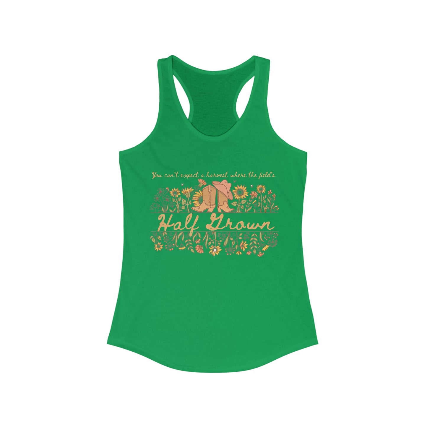 Zach Bryan Tank, Half Grown Shirt, Punchy Tshirt, Zach Bryan Merch, Western Cowgirl Tanktop, Womens Zach Bryan Lyrics Half Grown Tank top