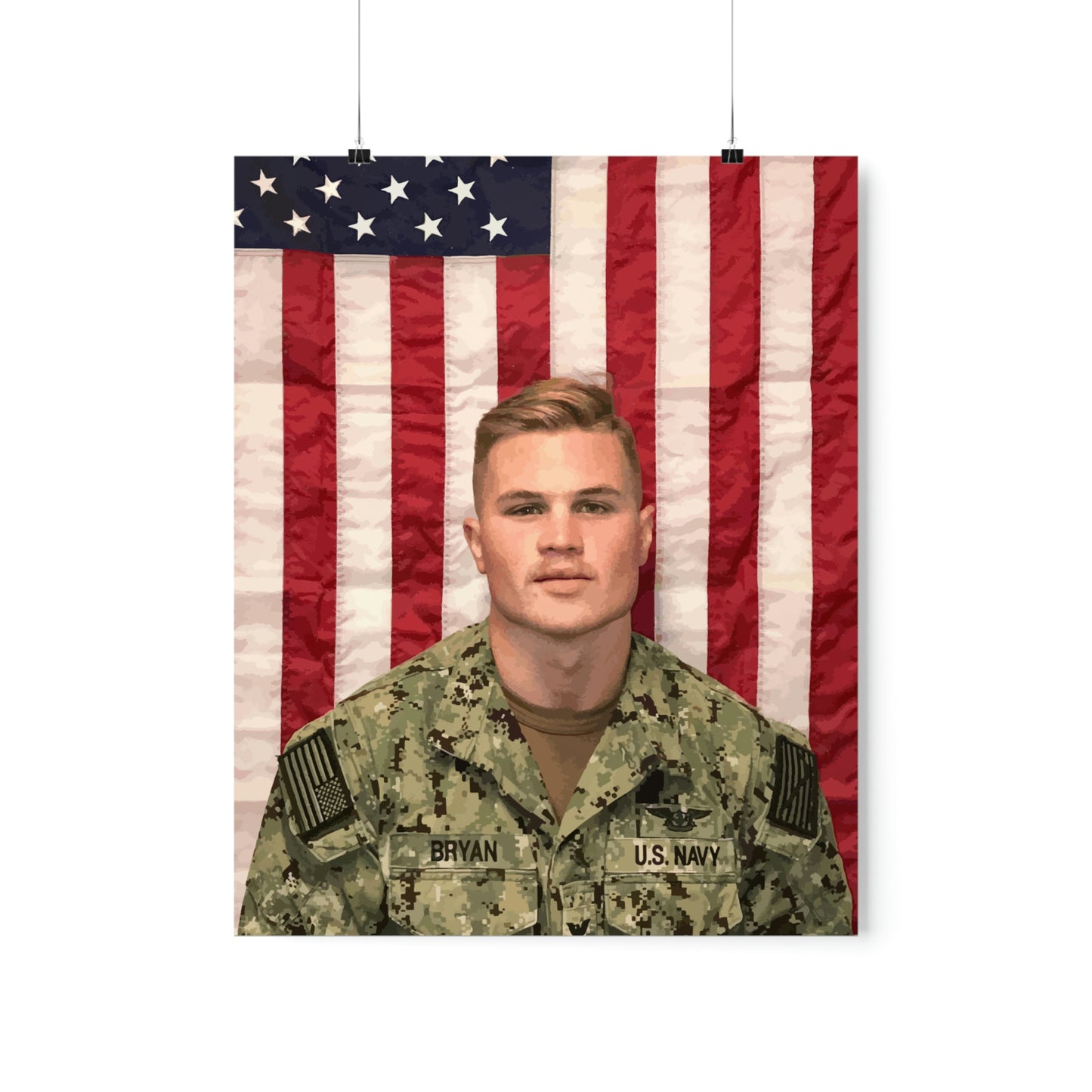 Zach Bryan Poster, Zach Bryan Print, Zach Bryan Merch, Mens Gift Idea, Military Uniform, Zach Bryan Flag Wall Art, American Heartbreak Decor