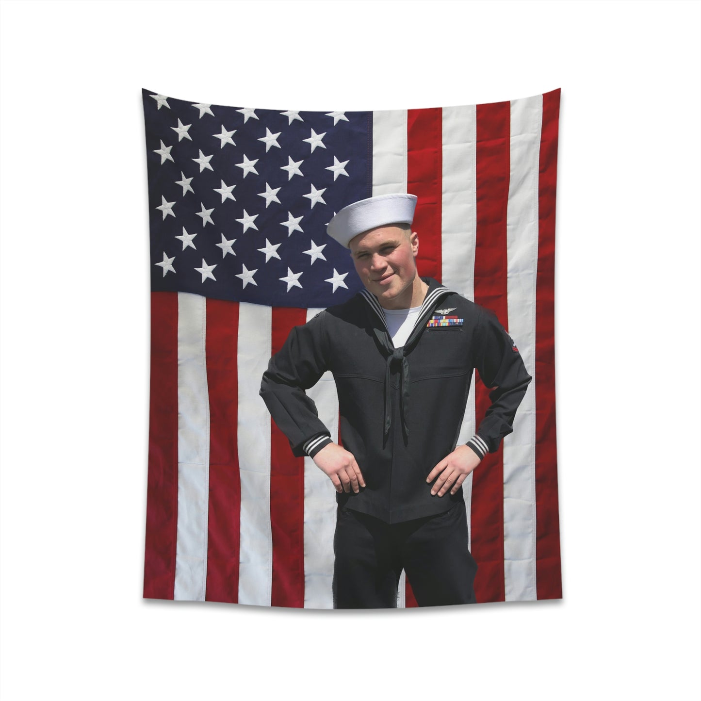 Zach Bryan, Zach Bryan Flag Tapestry, Zach Bryan Gift Idea, Zach Bryan Merch, Zach Bryan Dress Blues uniform , Military Wall Art, wall decor