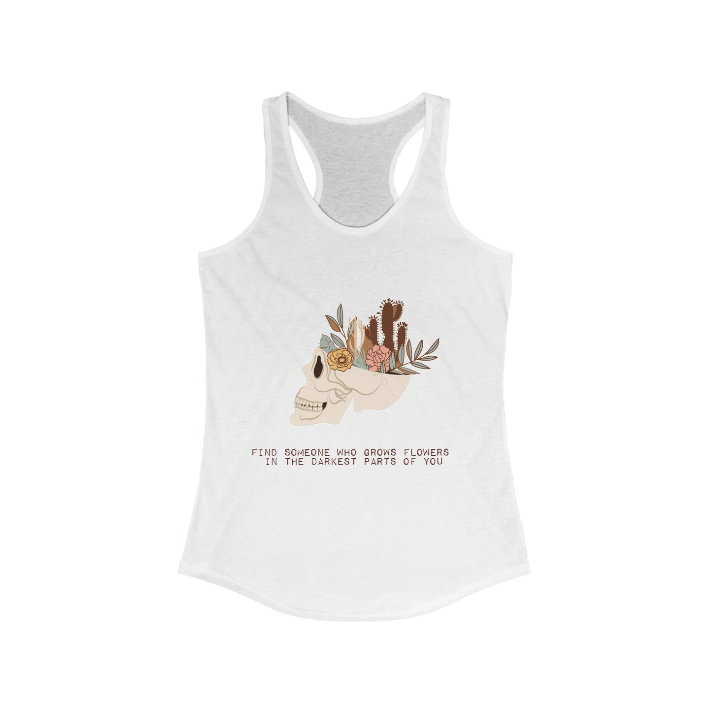 Zach Bryan Sun to Me Racerback Tank, Find Someone who grows flowers in the Darkest parts of You, Zach Bryan Gift Idea