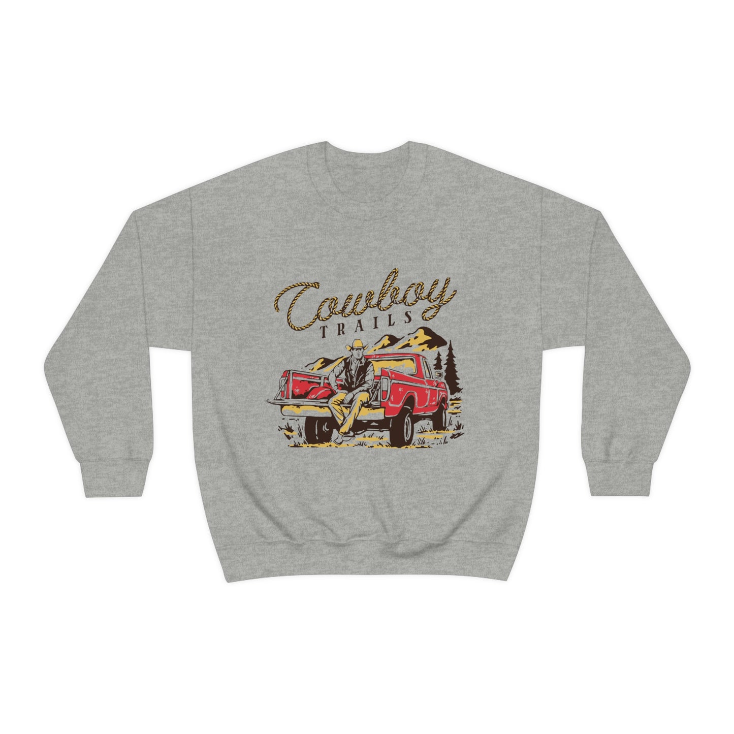 Vintage Graphic Cowboy Sweatshirt | Western Retro Shirt