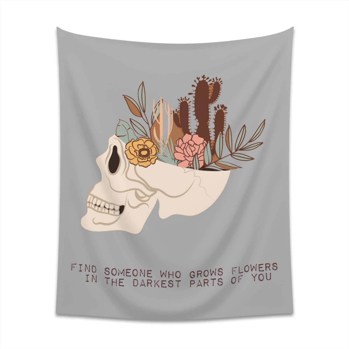 Zach Bryan Sun to Me Tapestry, Find Someone Who Grows Flowers In the Darkest Parts of You, Zach Bryan Gift Idea