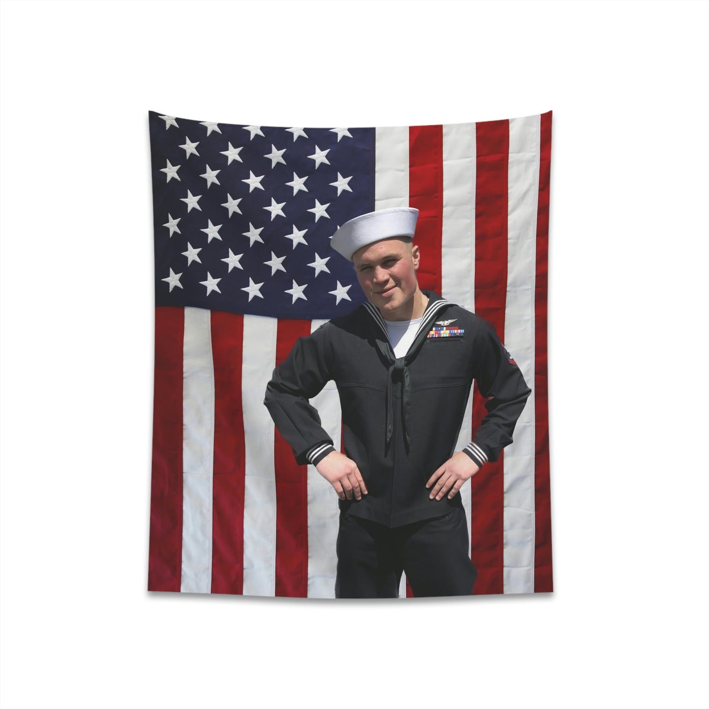 Zach Bryan, Zach Bryan Flag Tapestry, Zach Bryan Gift Idea, Zach Bryan Merch, Zach Bryan Dress Blues uniform , Military Wall Art, wall decor