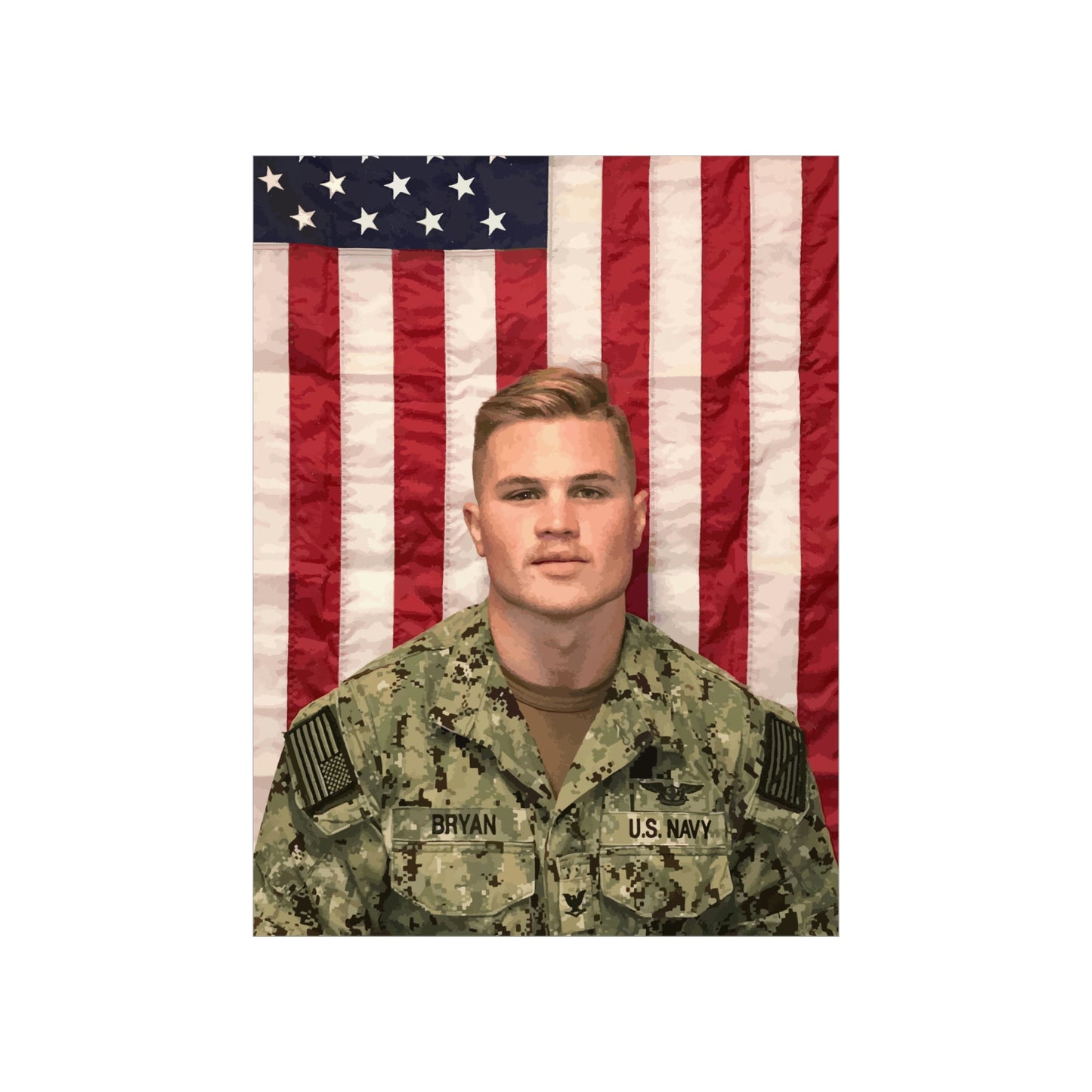 Zach Bryan Poster, Zach Bryan Print, Zach Bryan Merch, Mens Gift Idea, Military Uniform, Zach Bryan Flag Wall Art, American Heartbreak Decor