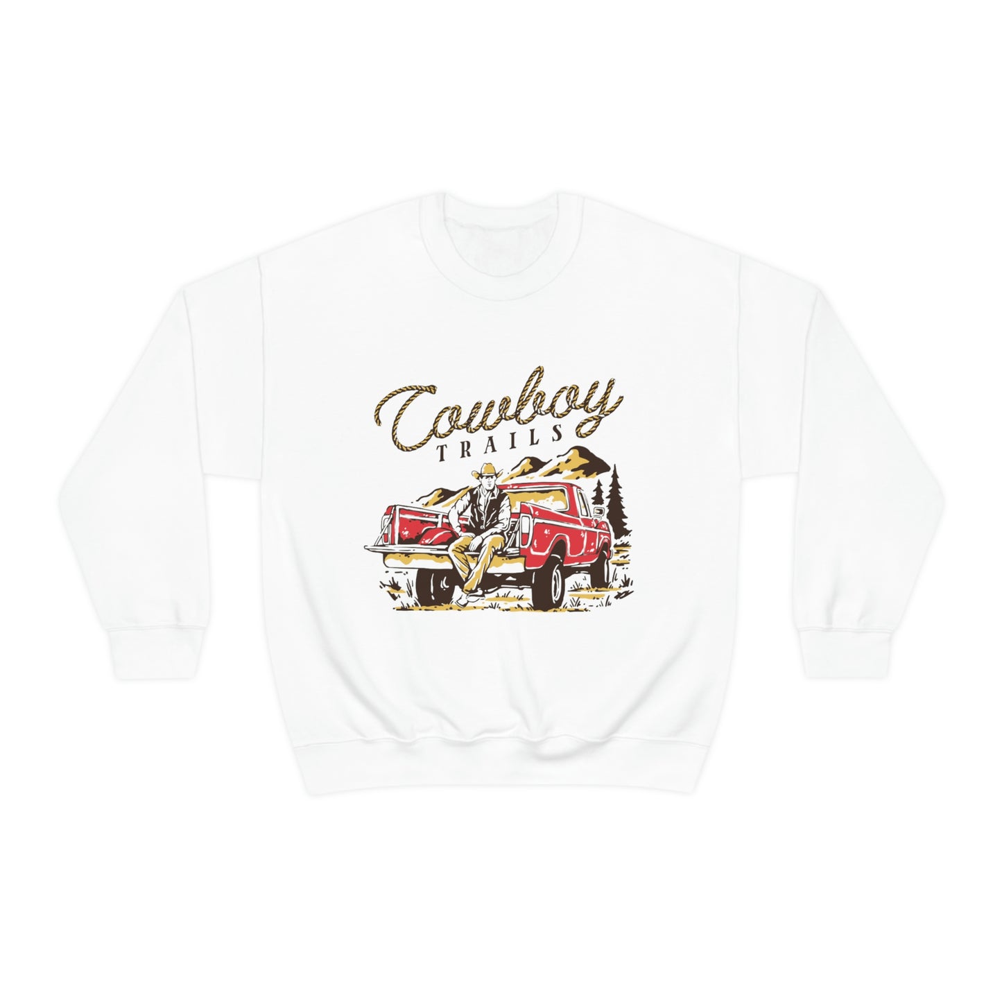 Vintage Graphic Cowboy Sweatshirt | Western Retro Shirt