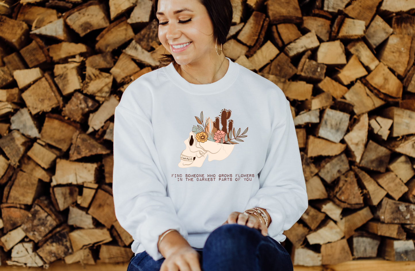 Zach Bryan Sweatshirt, Sun to Me, Find Someone Who Grows Flowers IN the Darkest Parts of You, Zach Bryan Gift Idea, Western TShirt, Merch