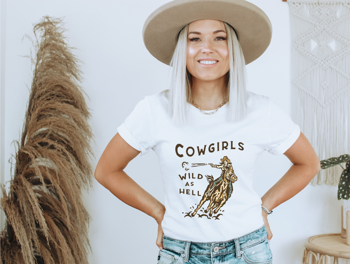 Women's Cowgirl Western Shirt | Cowgirl T-shirt | Country Western Gift Idea for Her | Punchy Cowgirl | Western Gift Idea | Cow Girl Tee