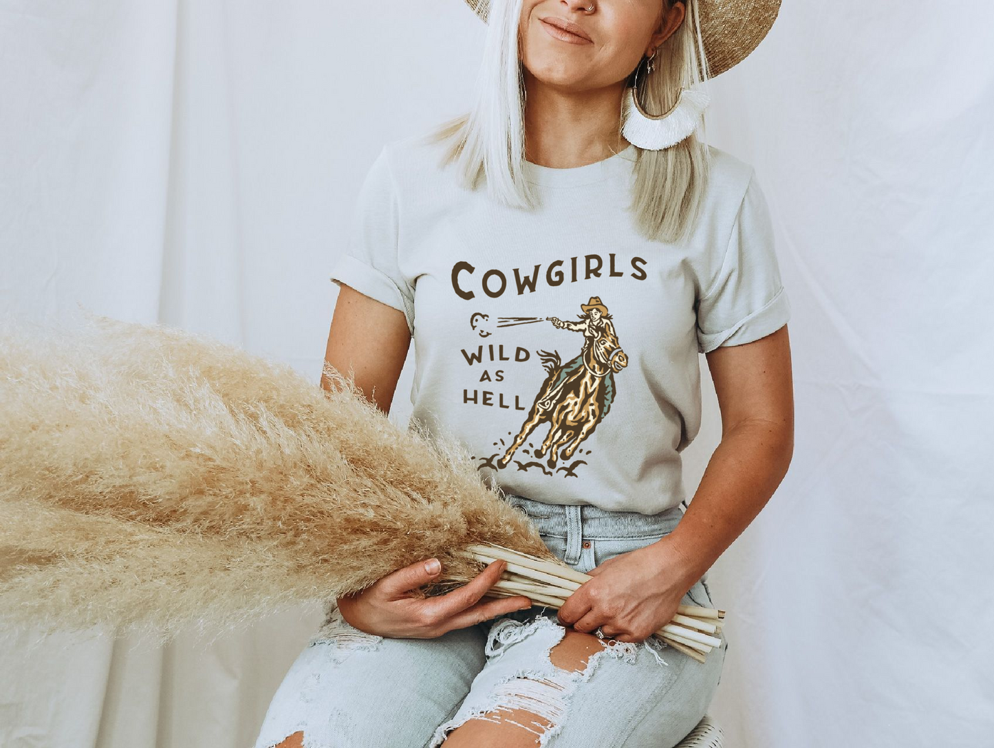 Women's Cowgirl Western Shirt | Cowgirl T-shirt | Country Western Gift Idea for Her | Punchy Cowgirl | Western Gift Idea | Cow Girl Tee