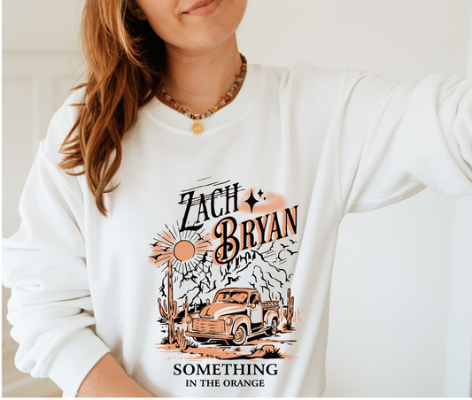 Zach Bryan, Zach Bryan Something IN the Orange Sweatshirt, Zach Bryan Gift Idea, Zach Bryan TShirt, Zach Bryan MERCH Zach Bryan lyrics Shirt