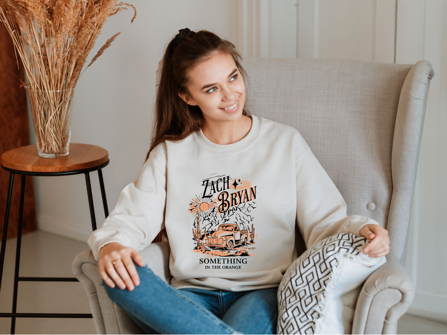 Zach Bryan, Zach Bryan Something IN the Orange Sweatshirt, Zach Bryan Gift Idea, Zach Bryan TShirt, Zach Bryan MERCH Zach Bryan lyrics Shirt