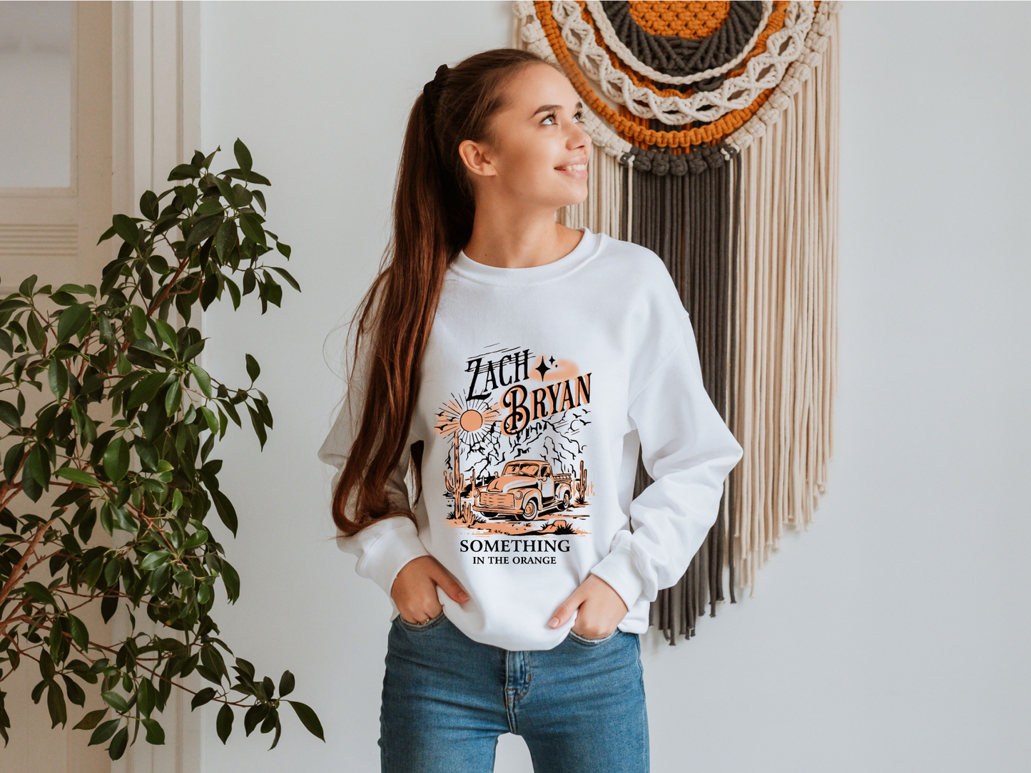 Zach Bryan, Zach Bryan Something IN the Orange Sweatshirt, Zach Bryan Gift Idea, Zach Bryan TShirt, Zach Bryan MERCH Zach Bryan lyrics Shirt