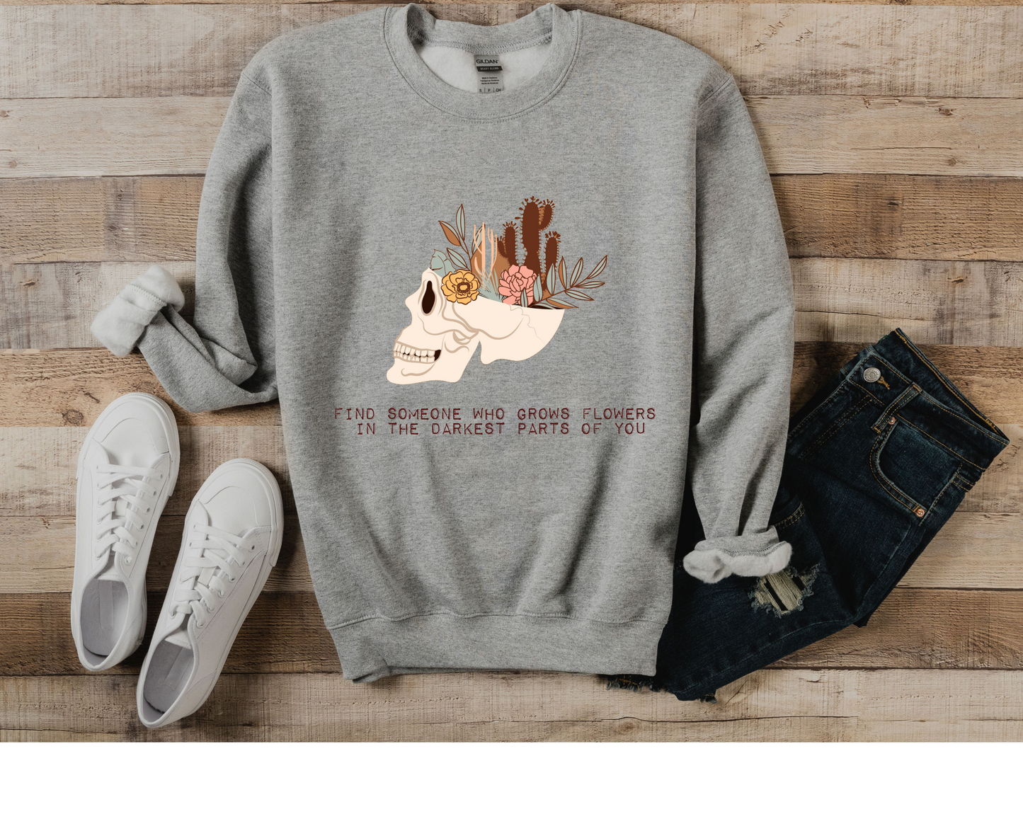 Zach Bryan Sweatshirt, Sun to Me, Find Someone Who Grows Flowers IN the Darkest Parts of You, Zach Bryan Gift Idea, Western TShirt, Merch