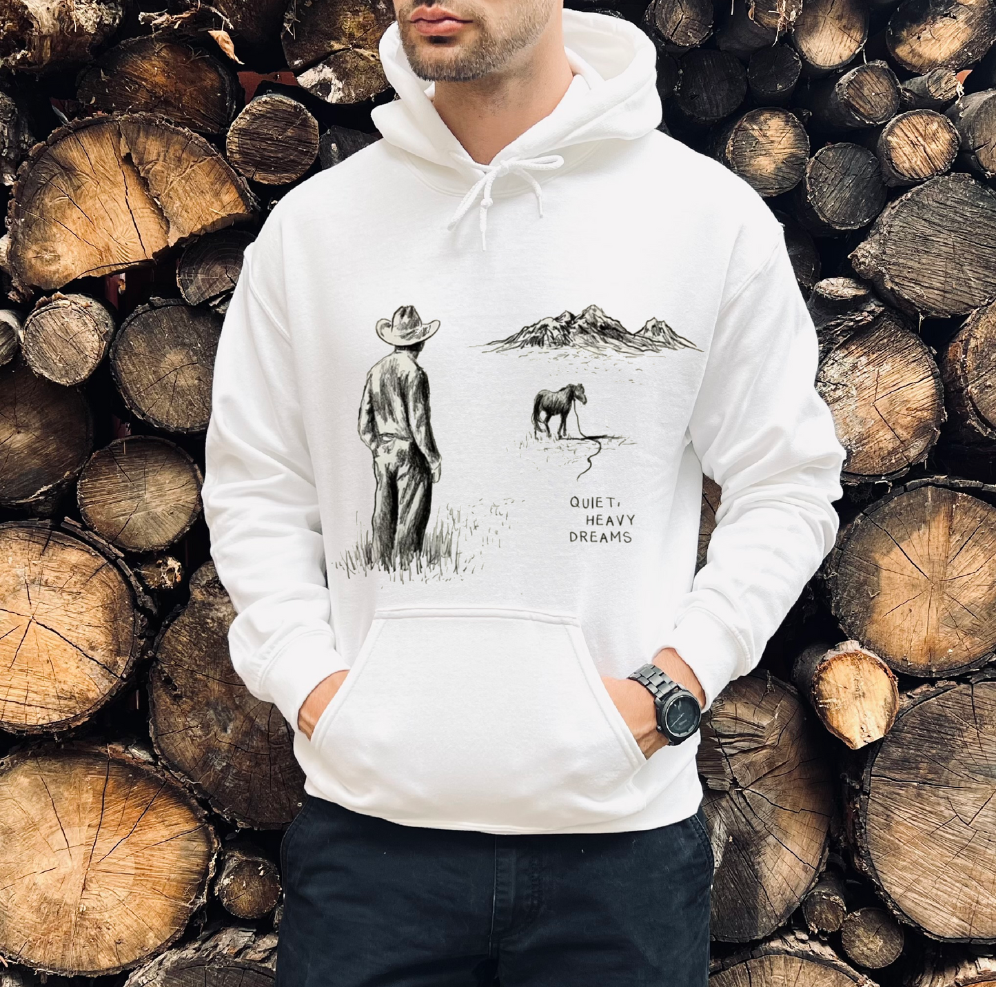 Zach Bryan Hoodie, Zach Bryan Sweatshirt, Western Shirt, Quiet Heavy Dreams Album Merch, Zach Bryan Gift idea, Zach Bryan Lyrics, Rodeo