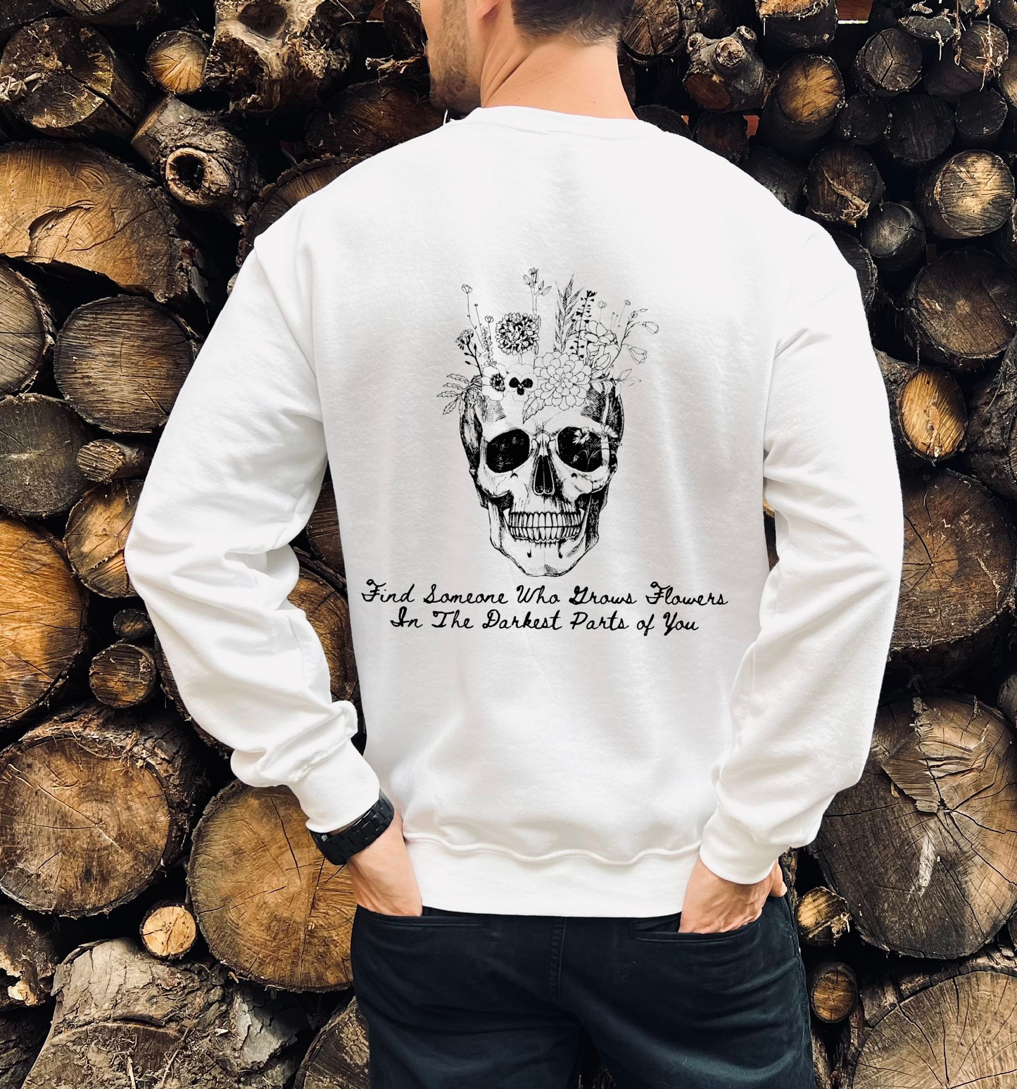 Zach Bryan Sweatshirt, Find Someone who grows flowers in the darkest parts of you, Sun to Me, Zach Bryan Gift idea, Lyrics, Zach Bryan Merch