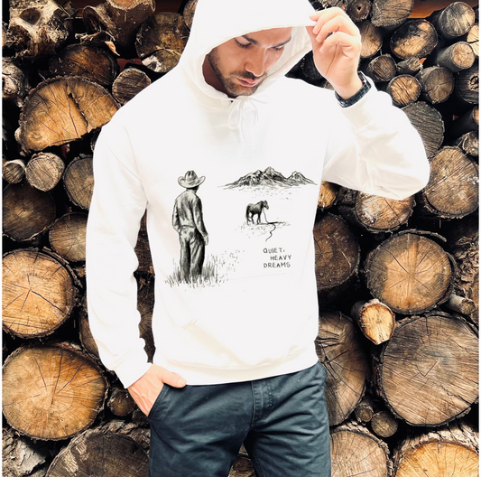 Zach Bryan Hoodie, Zach Bryan Sweatshirt, Western Shirt, Quiet Heavy Dreams Album Merch, Zach Bryan Gift idea, Zach Bryan Lyrics, Rodeo