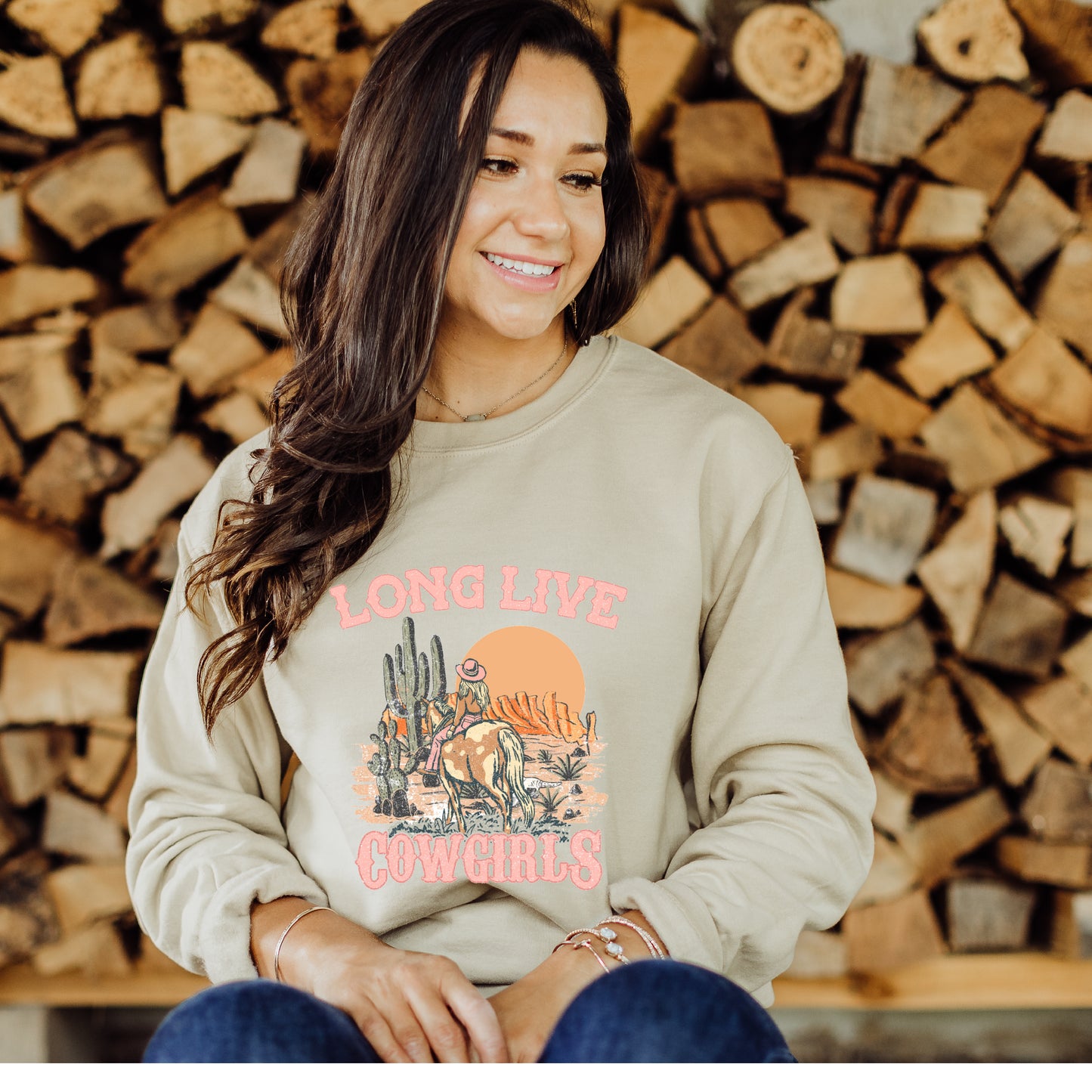 Cowgirl sweatshirt | Western graphic Tshirt | American western tee | Womens rodeo shirt, Cowgirl Hoodie, Crewneck, oversize Cowgirls Sweater