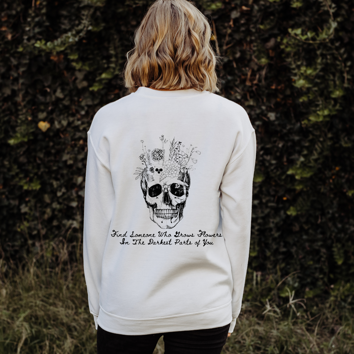 Zach Bryan Sweatshirt, Find Someone who grows flowers in the darkest parts of you, Sun to Me, Zach Bryan Gift idea, Lyrics, Zach Bryan Merch