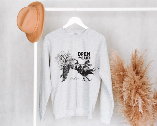 Zach Bryan, Zach Bryan Sweatshirt, Open The gates, Vintage Rodeo Shirt, Zach Bryan Gift Idea, Zach Bryan Rodeo, Zach Bryan Merch