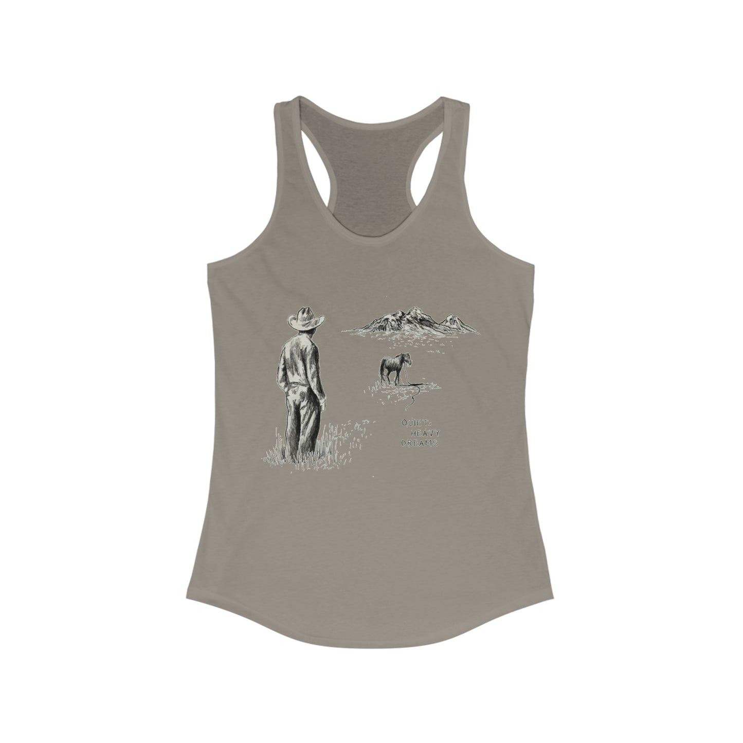 Zach Bryan Tank,Quiet Heavy Dreams Racerback Tank, Punchy Tshirt, Zach Bryan Merch, Western Cow girl Tank, Womens Zach Bryan Tshirt