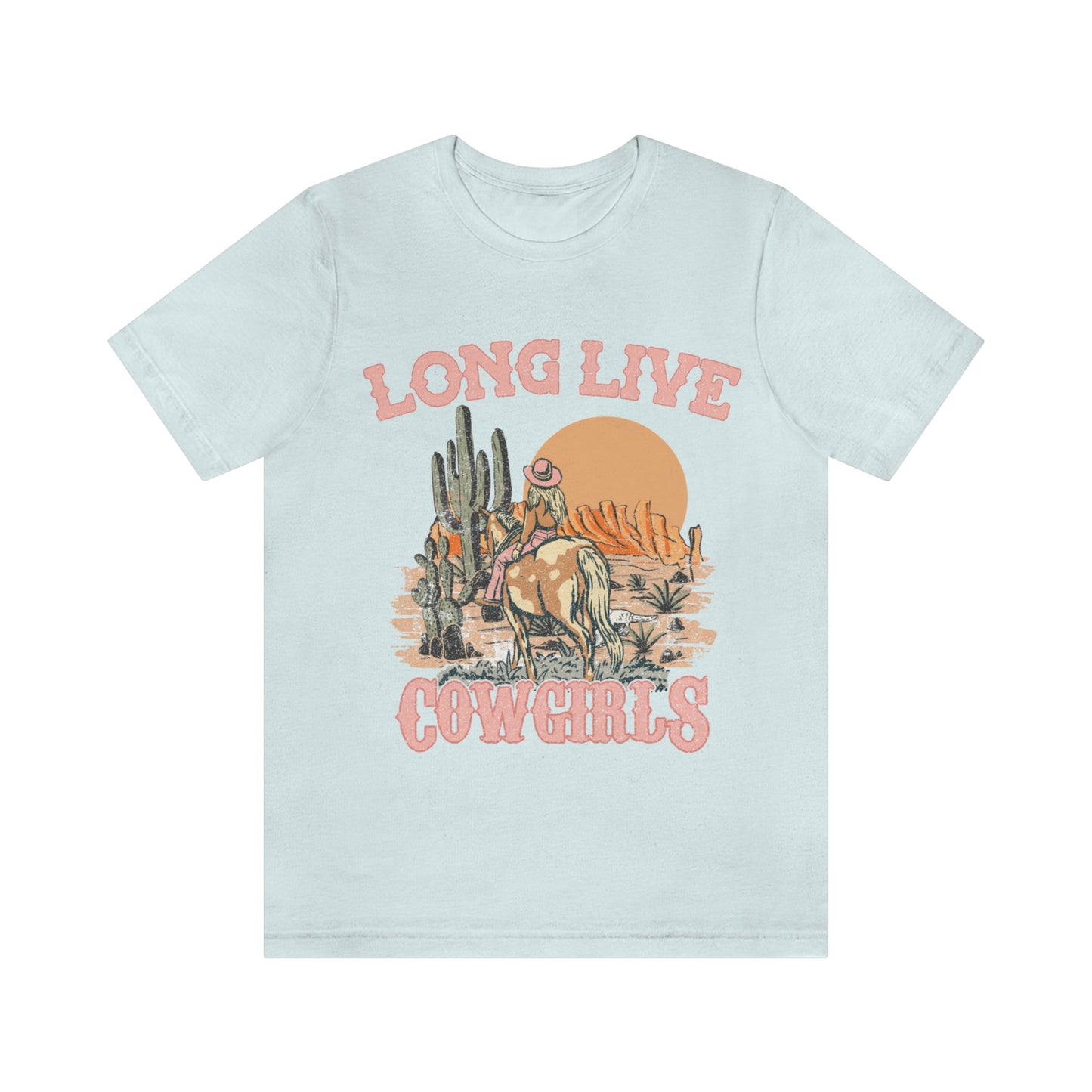 Long Live Cowgirls Tshirt,  Western Rodeo Graphic Tee