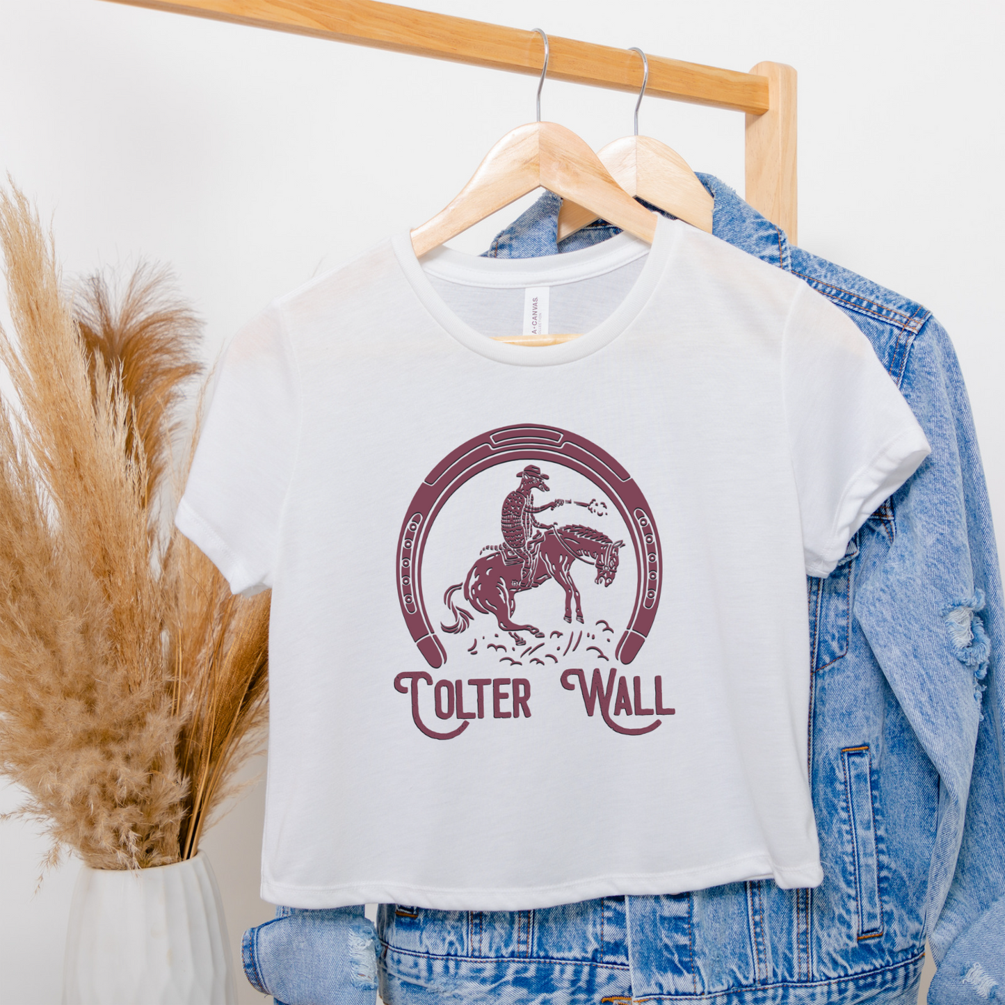 Colter Wall Crop Top, Colter Wall cropped Tshirt, Womens Rodeo Shirt, Colter Wall Merch, Colter Wall Gift Idea, Western Tee, Western Rodeo