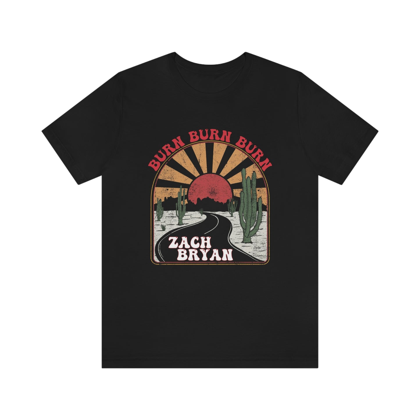 Zach Bryan Burn Burn Burn Shirt, Zach Bryan Merch, Zach Bryan Gift Idea, Western Tee, Country Music Tshirt, Western Rodeo Tee