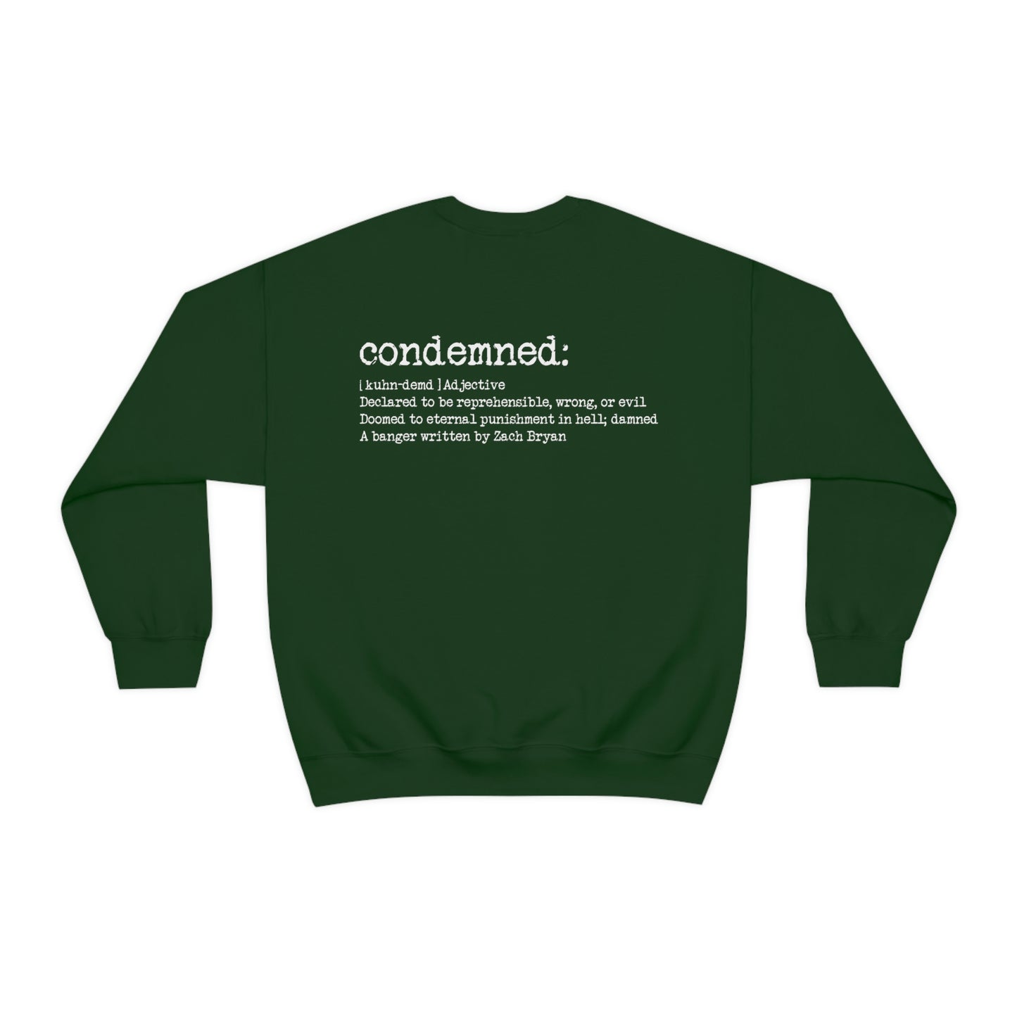 Zach Bryan Condemned Sweatshirt, Zach Bryan Gift idea, Zach Bryan Merch, Zach Bryan Tshirt, Zach Bryan Gift