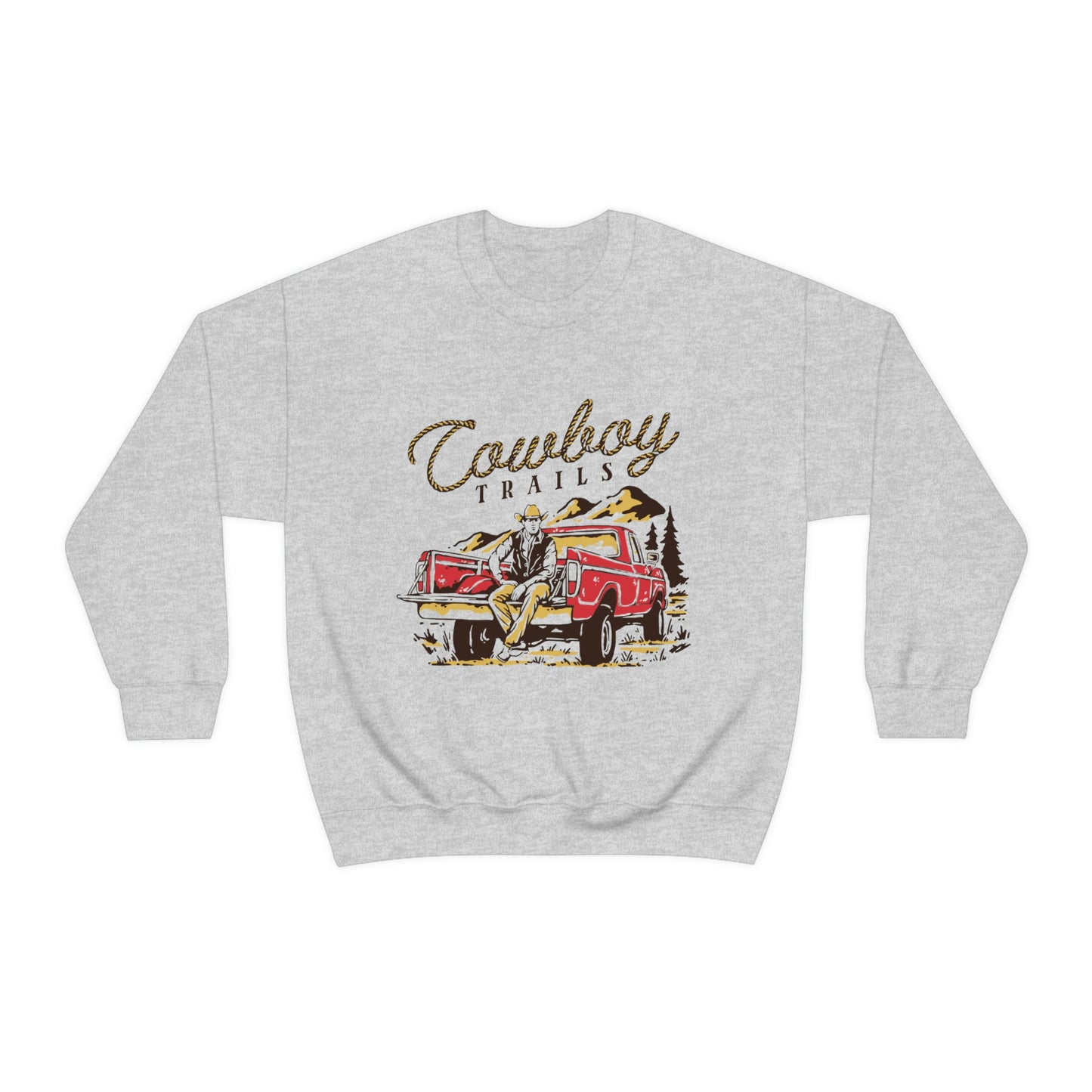 Vintage Graphic Cowboy Sweatshirt | Western Retro Shirt