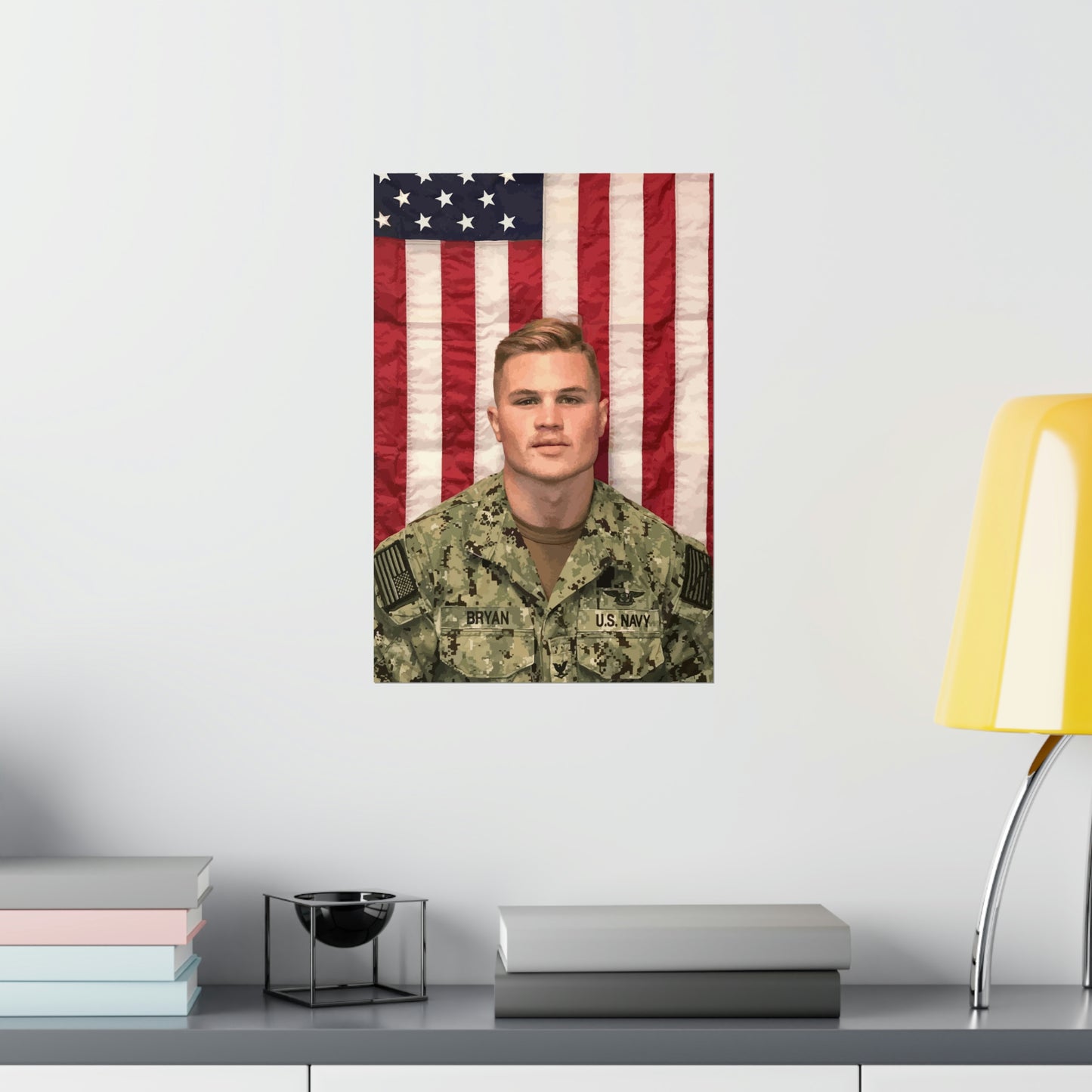 Zach Bryan Poster, Zach Bryan Print, Zach Bryan Merch, Mens Gift Idea, Military Uniform, Zach Bryan Flag Wall Art, American Heartbreak Decor