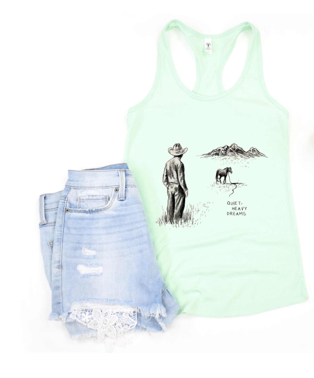 Zach Bryan Tank,Quiet Heavy Dreams Racerback Tank, Punchy Tshirt, Zach Bryan Merch, Western Cow girl Tank, Womens Zach Bryan Tshirt