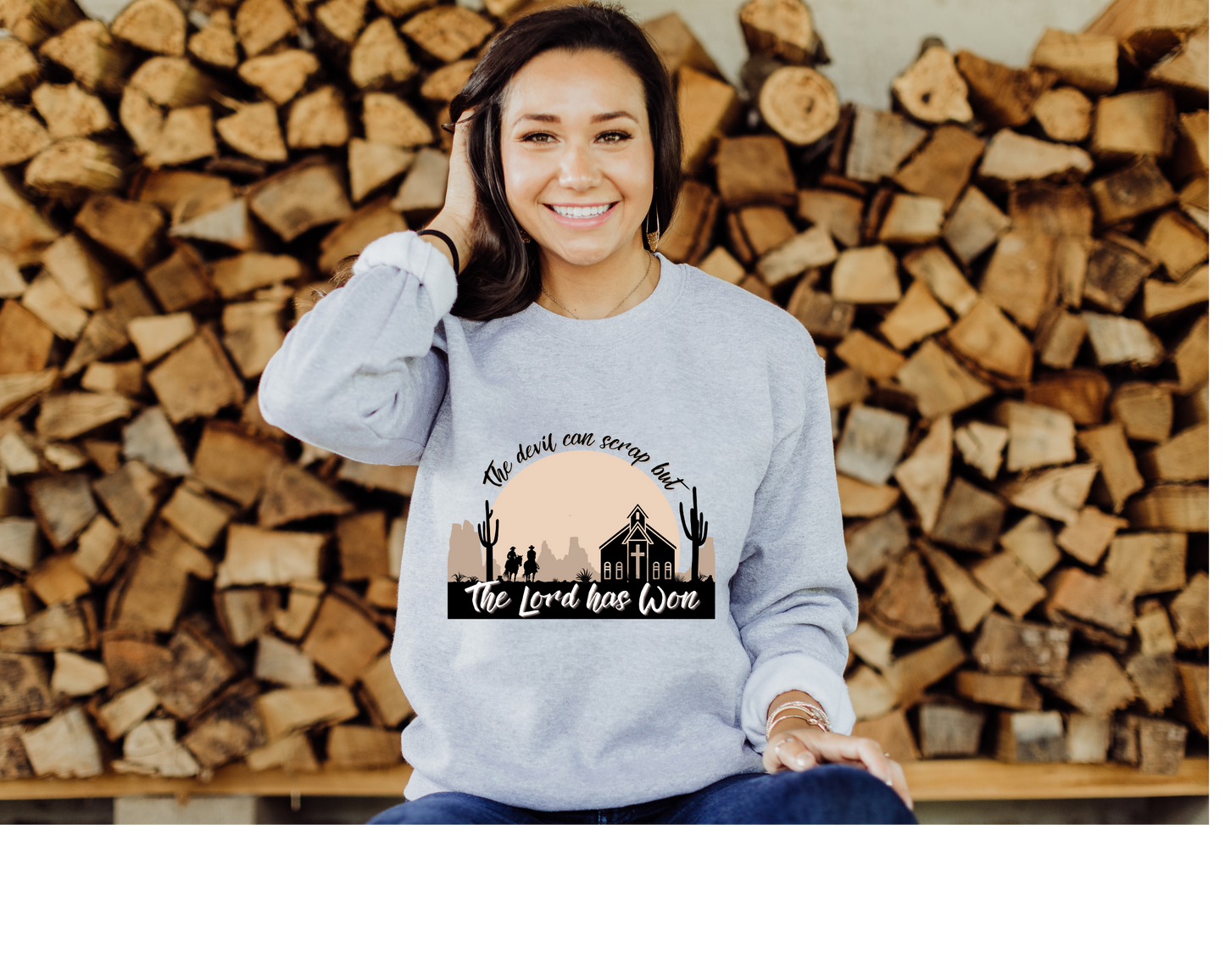 Zach Bryan Sweatshirt, The Devil Can Scrap but the Lord has won Shirt, Zach Bryan Revival, Zach Bryan Gift idea, Lyrics, Zach Bryan Merch,