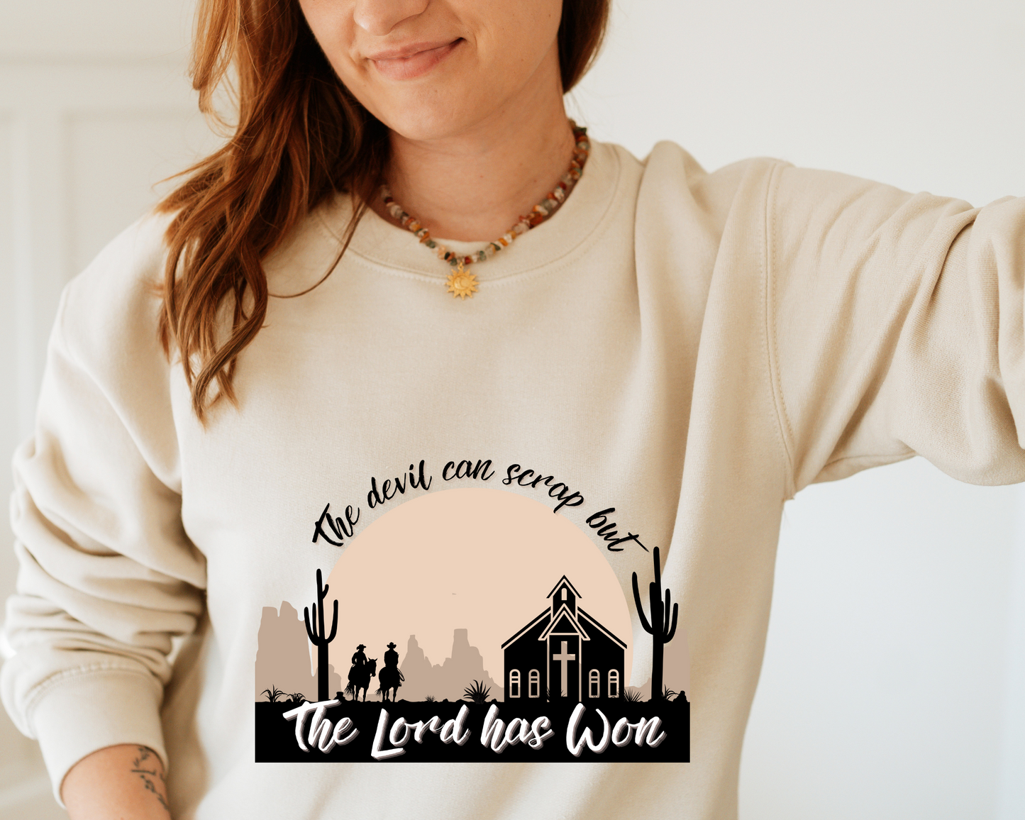 Zach Bryan Sweatshirt, The Devil Can Scrap but the Lord has won Shirt, Zach Bryan Revival, Zach Bryan Gift idea, Lyrics, Zach Bryan Merch,