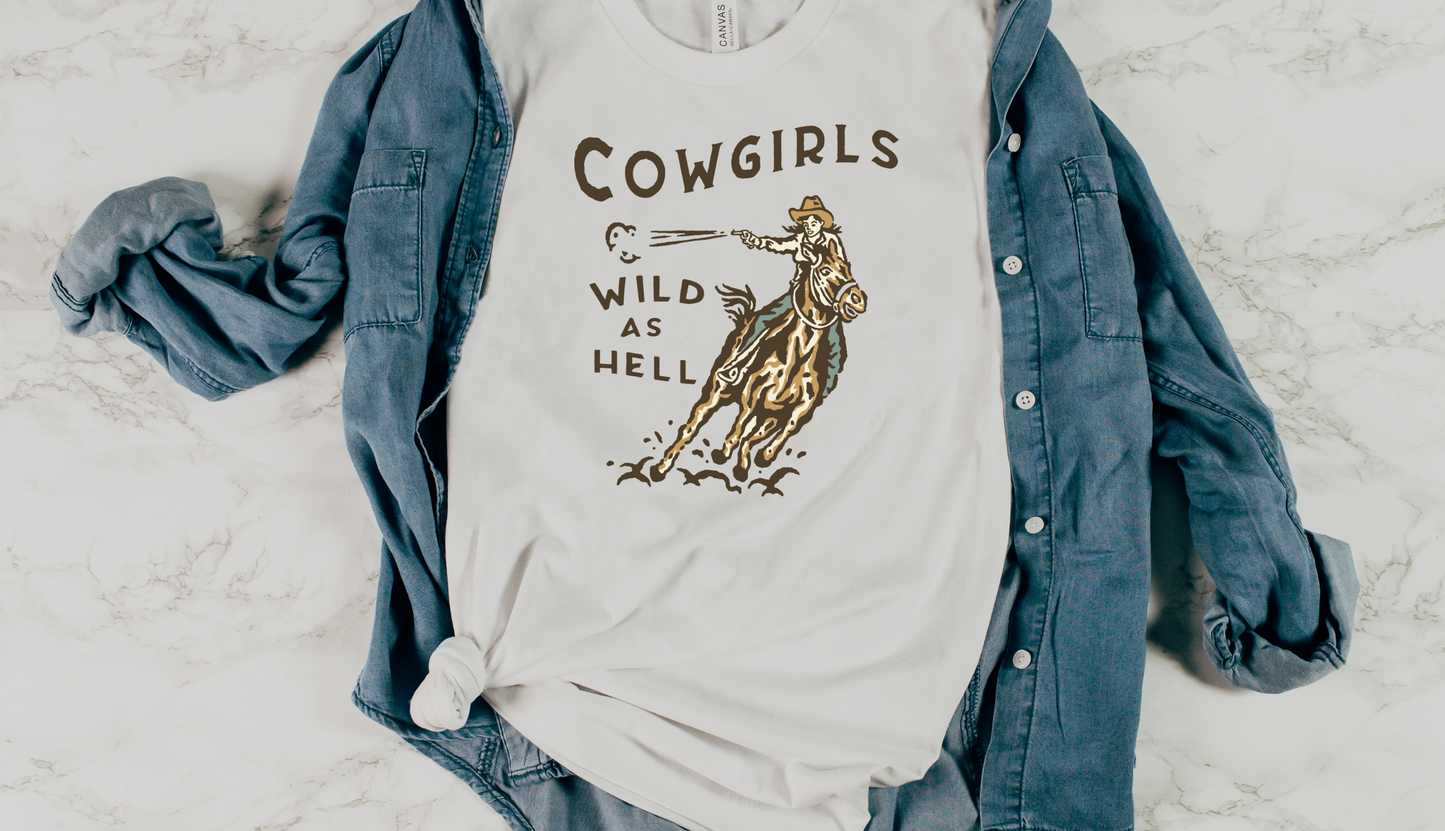 Western Cowgirl Shirt, Country Western Gift Ideas, Women's Western Shirt, Cowgirl Long Sleeve Tee, Western Cow Girl Shirt